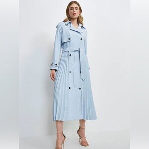 Karen Millen Light Blue Trench Coat